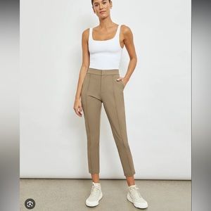 Carbon38 Pintuck Trouser Tan Sz XL